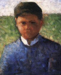 Georges Seurat The Little Peasant in Blue china oil painting image